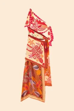 Farm Rio Forest Mixed Scarves Midi Dress 13 Farm Rio Forest Mixed Scarves Midi Dress -Farm Rio 305267 06