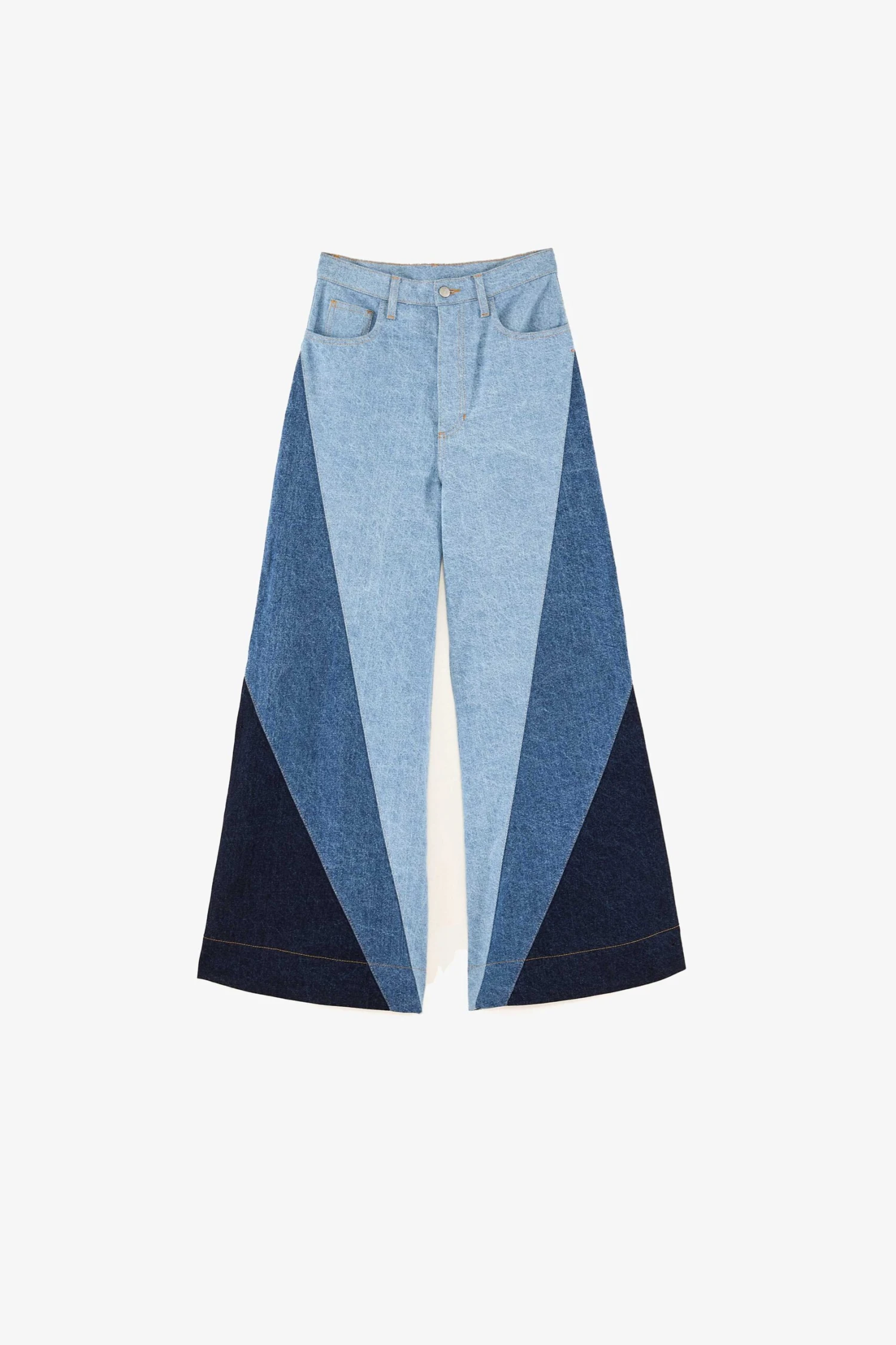 Farm Rio Patched Denim Pants 8 Farm Rio Patched Denim Pants - Image 6