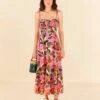Pink Leopard Forest Midi Dress 2 Pink Leopard Forest Midi Dress -Farm Rio 305796 01