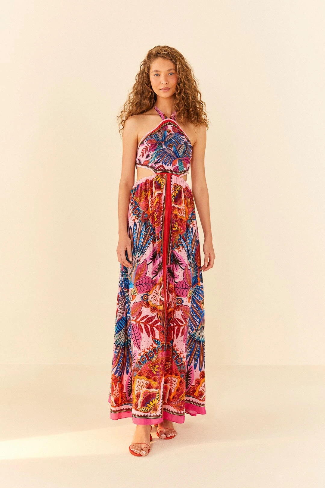 Macaw Scarf Maxi Dress 4 Macaw Scarf Maxi Dress - Image 2