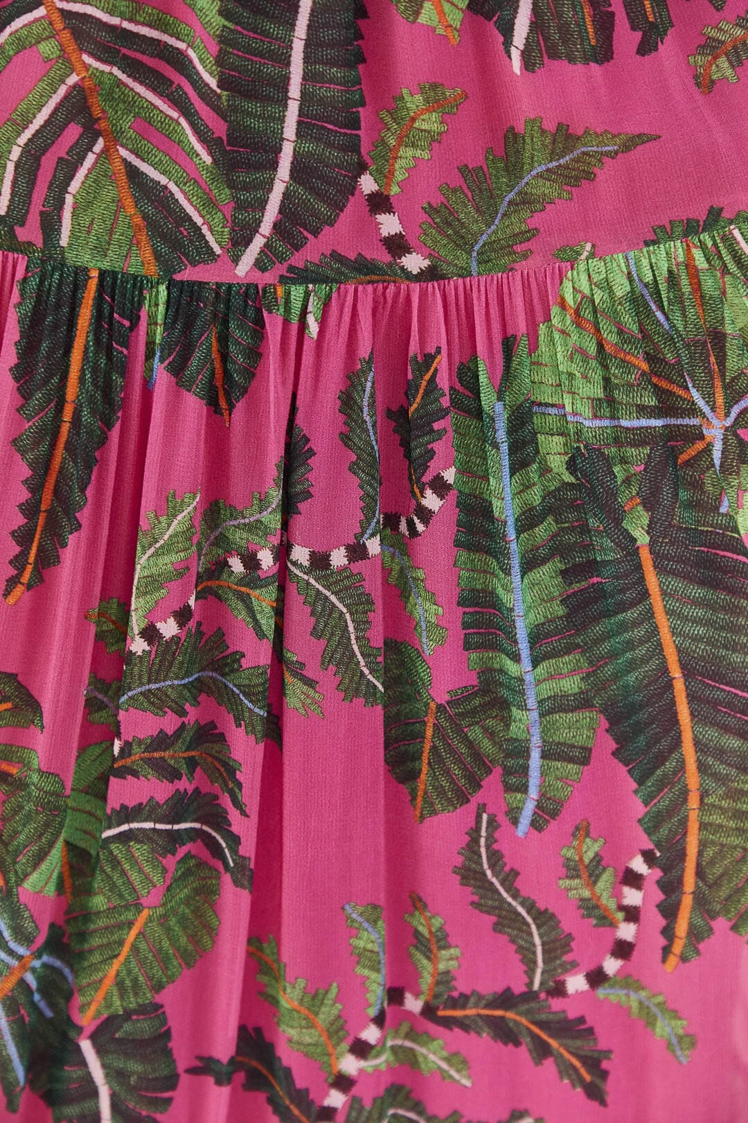 Pink Leaves Cut Out Maxi Dress 8 Pink Leaves Cut Out Maxi Dress - Image 6
