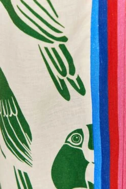 Farm Rio Off-White Rainbow Toucans Pants 11 Farm Rio Off-White Rainbow Toucans Pants -Farm Rio 306073 05