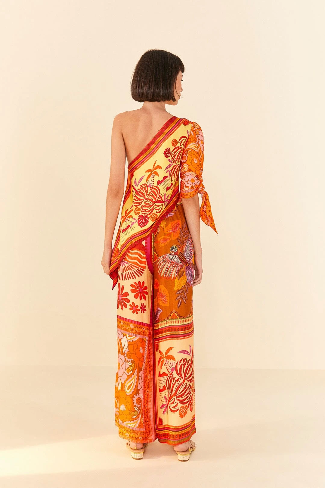 Farm Rio Forest Mixed Scarves Lenzing™ Ecovero™ Viscose Crop Top 6 Farm Rio Forest Mixed Scarves Lenzing™ Ecovero™ Viscose Crop Top - Image 4