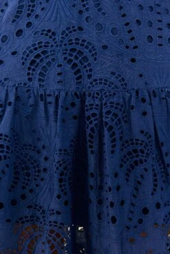 Deep Blue Palm Tree Richelieu Midi Dress 11 Deep Blue Palm Tree Richelieu Midi Dress -Farm Rio 306122 05