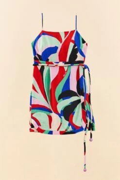 Farm Rio Colorful Monstera Mini Dress 13 Farm Rio Colorful Monstera Mini Dress -Farm Rio 306137 06
