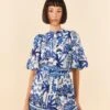 Farm Rio Sweet Rio Puff Sleeve Mini Dress