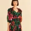 Farm Rio Black Blooming Garden Mini Dress 1 Farm Rio Black Blooming Garden Mini Dress -Farm Rio 306153 01