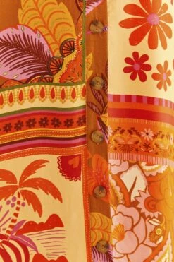 Farm Rio Forest Mixed Scarves Lenzing™ Ecovero™ Viscose Shirtdress 11 Farm Rio Forest Mixed Scarves Lenzing™ Ecovero™ Viscose Shirtdress -Farm Rio 306157 05