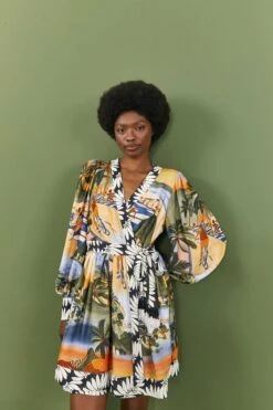 Farm Rio CariocaLenzing™ Ecovero™ Viscose Mini Dress