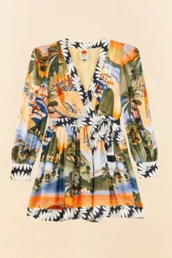 Farm Rio CariocaLenzing™ Ecovero™ Viscose Mini Dress 13 Farm Rio CariocaLenzing™ Ecovero™ Viscose Mini Dress -Farm Rio 306164 07