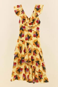 Farm Rio Banana Nest Midi Dress -Farm Rio 306198 05