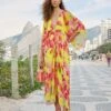 Farm Rio Lime Sweet Jungle Kaftan Dress 2 Farm Rio Lime Sweet Jungle Kaftan Dress -Farm Rio 306209 01