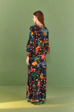 Farm Rio Zodiac Maxi Dress 11 Farm Rio Zodiac Maxi Dress -Farm Rio 306214 04