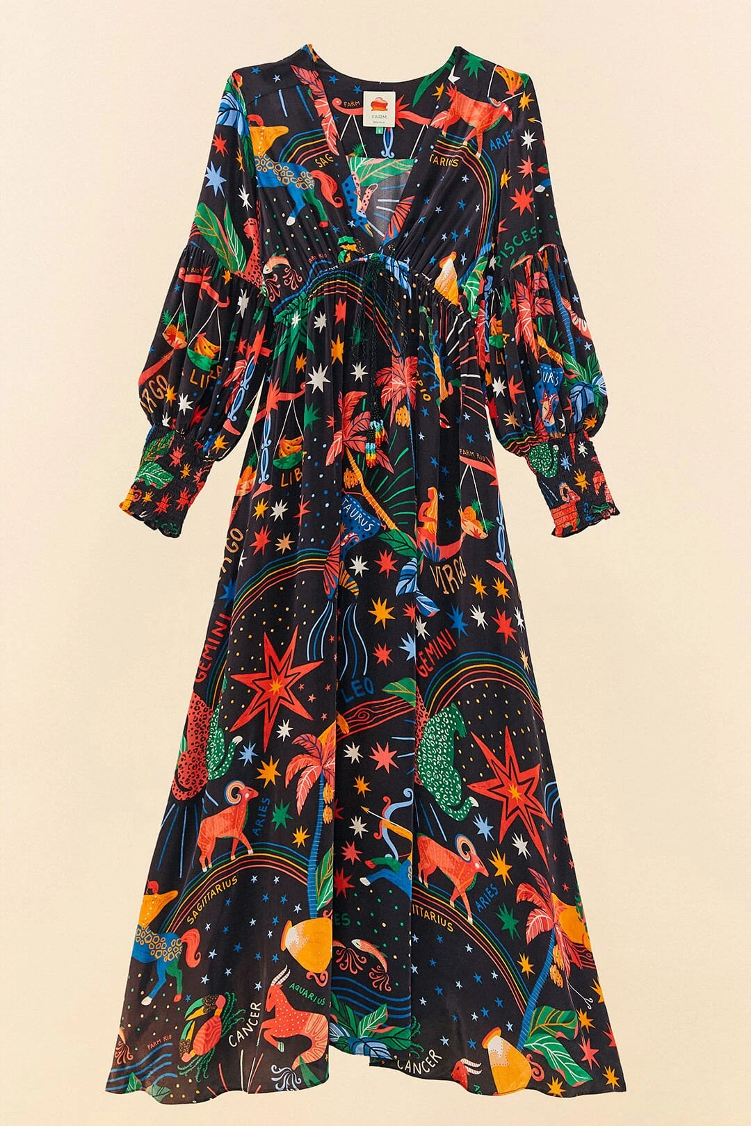 Farm Rio Zodiac Maxi Dress 8 Farm Rio Zodiac Maxi Dress - Image 6