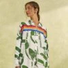Farm Rio Off-White Rainbow Toucans Romper -Farm Rio 306251 01
