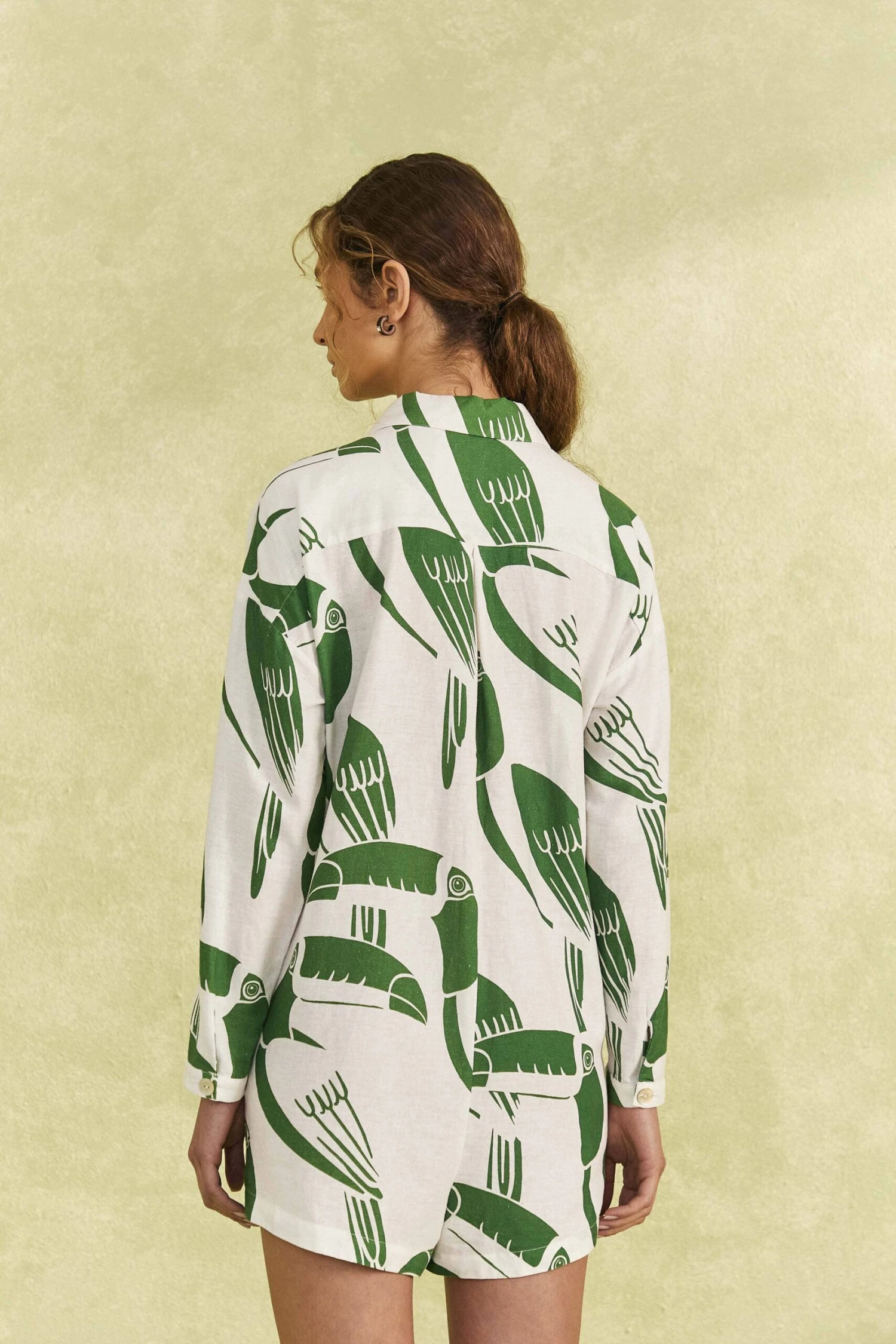 Farm Rio Off-White Rainbow Toucans Romper 6 Farm Rio Off-White Rainbow Toucans Romper - Image 4