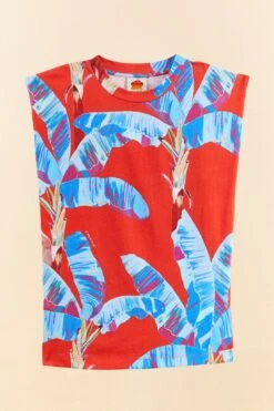 Farm Rio Red Sweet Jungle Organic Cotton T-Shirt -Farm Rio 306256 06