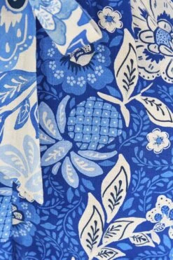 Farm Rio Blue Full Of Flowers Jumpsuit 12 Farm Rio Blue Full Of Flowers Jumpsuit -Farm Rio 306264 05