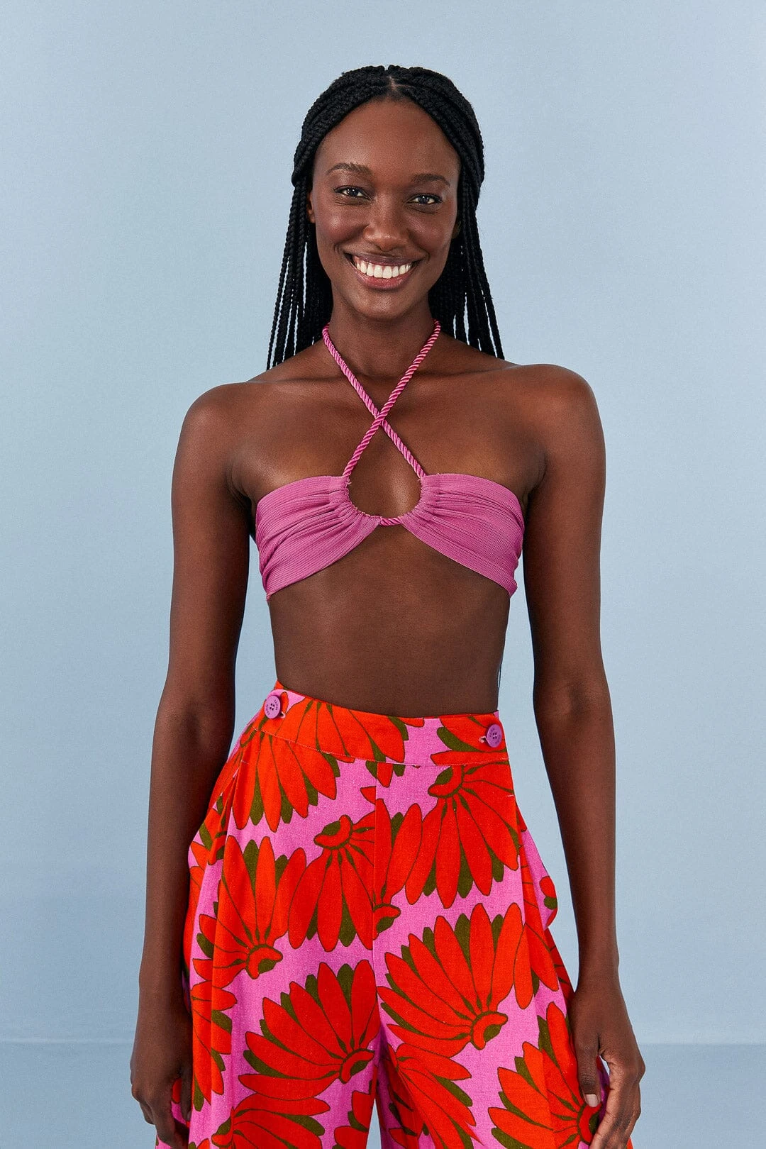 Farm Rio Pink Knit Top 3 Farm Rio Pink Knit Top