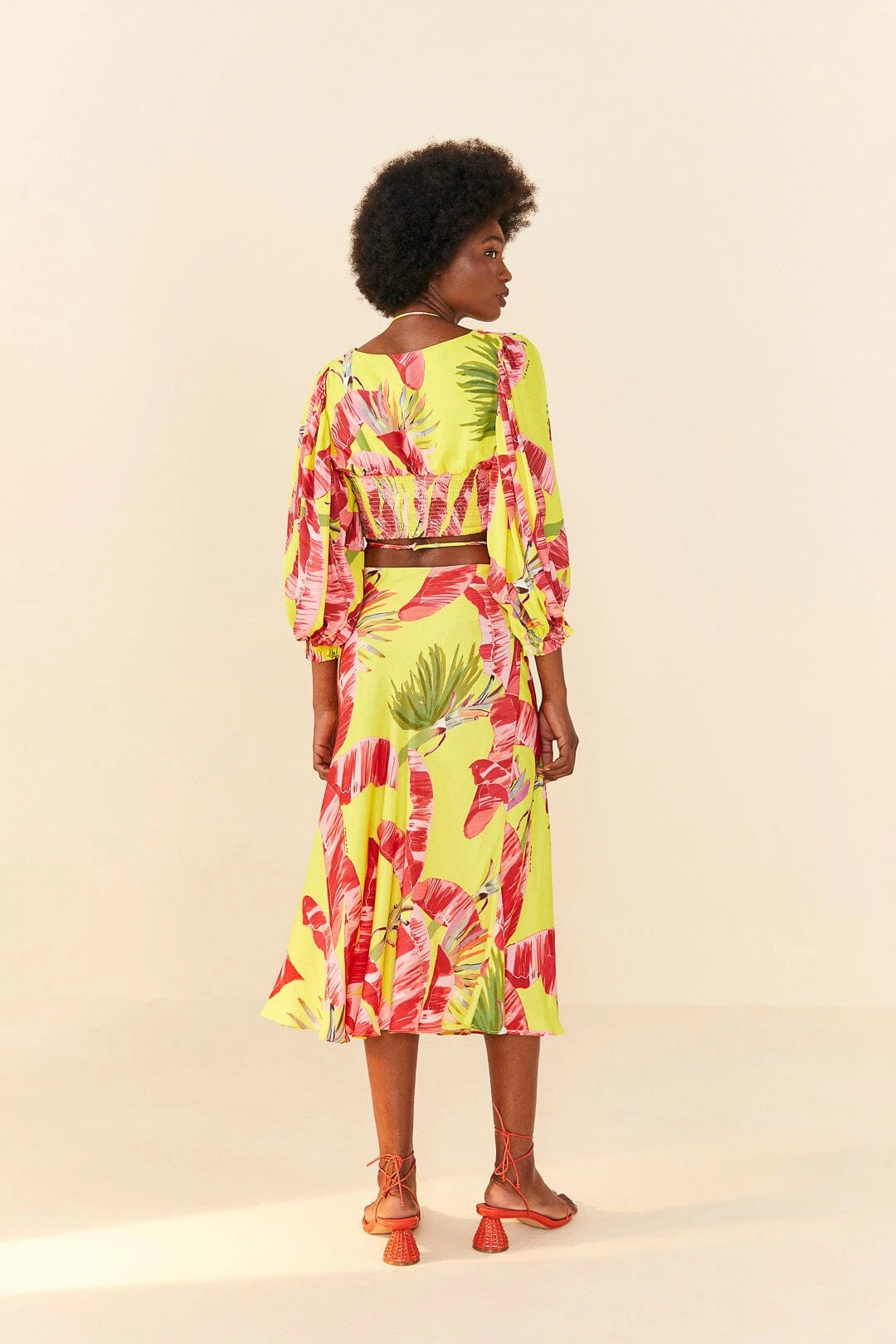 Farm Rio Lime Sweet JungleLenzing™ Ecovero™ Viscose Crop Top 5 Farm Rio Lime Sweet JungleLenzing™ Ecovero™ Viscose Crop Top - Image 3