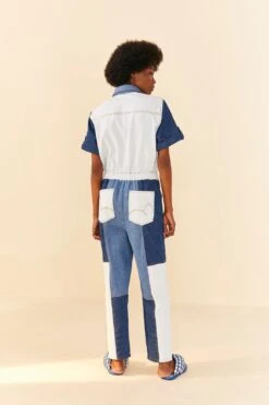 Farm Rio CUTWORK DENIM JUMPSUIT 10 Farm Rio CUTWORK DENIM JUMPSUIT -Farm Rio 306308 03