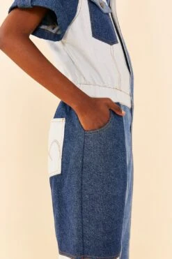 Farm Rio CUTWORK DENIM JUMPSUIT 11 Farm Rio CUTWORK DENIM JUMPSUIT -Farm Rio 306308 04