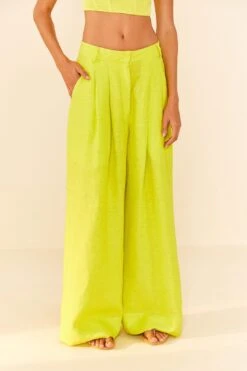 Farm Rio Lime Green Pants 10 Farm Rio Lime Green Pants -Farm Rio 306349 03