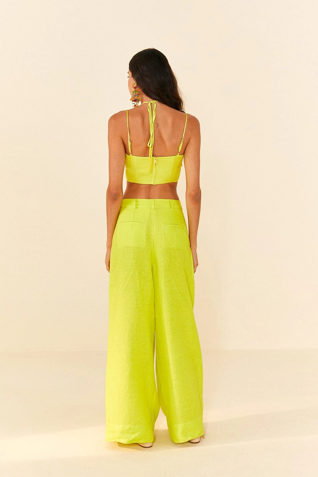 Farm Rio Lime Green Pants 6 Farm Rio Lime Green Pants - Image 4