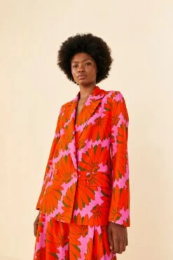 Farm Rio Pink Copacabana Blazer
