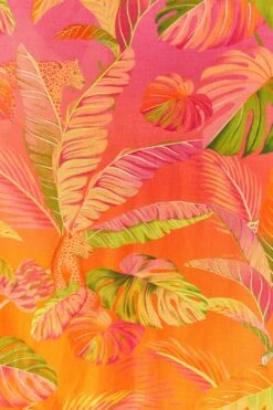 Farm Rio Orange Ombre Forest Maxi Dress -Farm Rio 306376 05