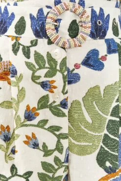 Farm Rio White Summer Garden Romper -Farm Rio 306382 05