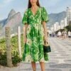 Farm Rio Tropical Groove Midi Dress 1 Farm Rio Tropical Groove Midi Dress -Farm Rio 306391 01