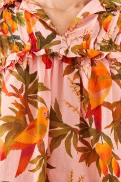 Farm Rio Pink Mango Trees Blouse -Farm Rio 306655 05