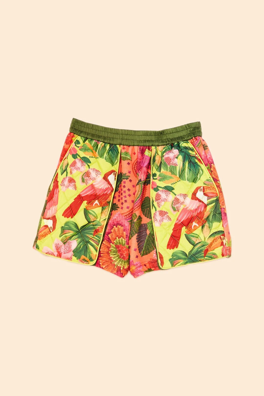 Farm Rio Orange Blooming GardenSweatshorts 7 Farm Rio Orange Blooming GardenSweatshorts - Image 5