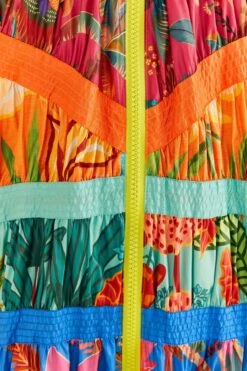 Farm Rio Mixed Prints Windbreaker -Farm Rio 306685 05