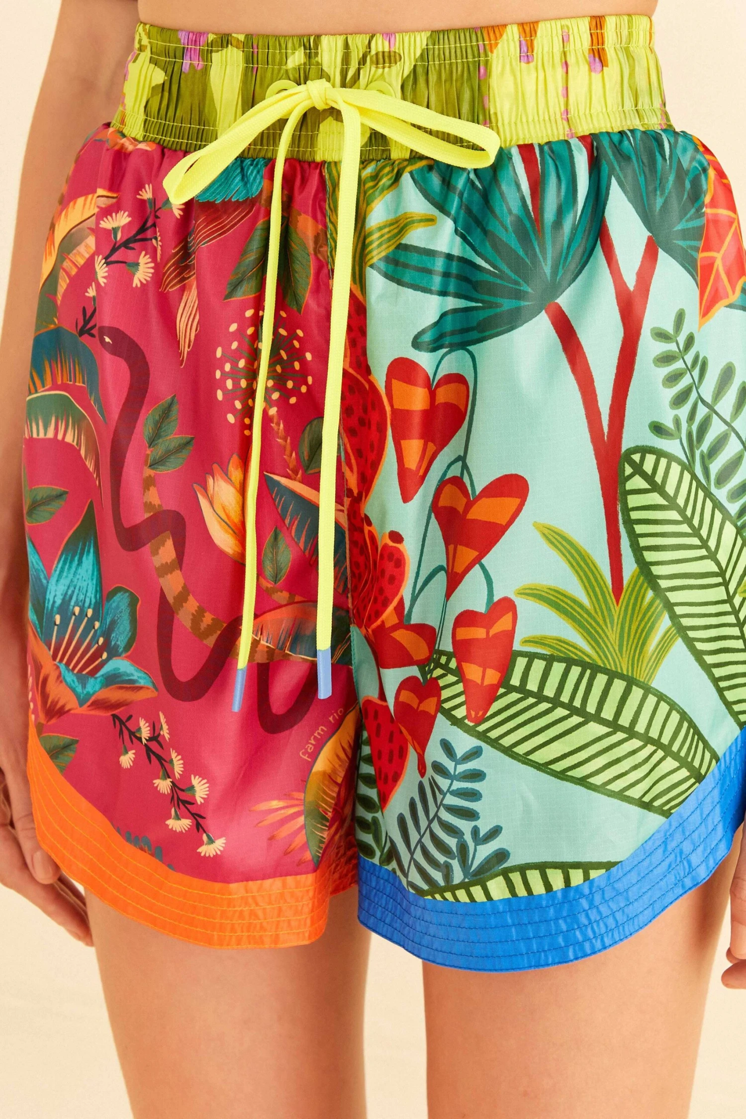 Farm Rio Mixed Prints Nylon Shorts 5 Farm Rio Mixed Prints Nylon Shorts - Image 3