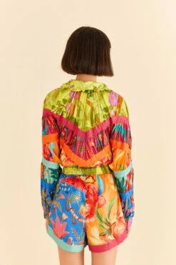 Farm Rio Mixed Prints Nylon Shorts 10 Farm Rio Mixed Prints Nylon Shorts -Farm Rio 306686 04