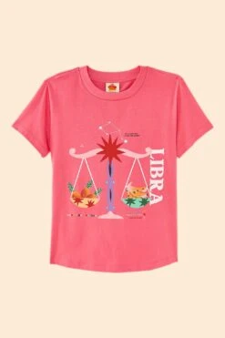 Farm Rio Libra Zodiac Organic Cotton T-Shirt 11 Farm Rio Libra Zodiac Organic Cotton T-Shirt -Farm Rio 306695 06