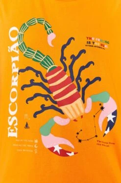 Farm Rio Scorpio Zodiac Organic Cotton T-Shirt -Farm Rio 306696 03