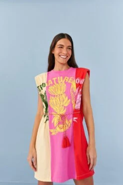 Farm Rio 30 Farm Rio Mixed Prints Organic Cotton Mini Dress