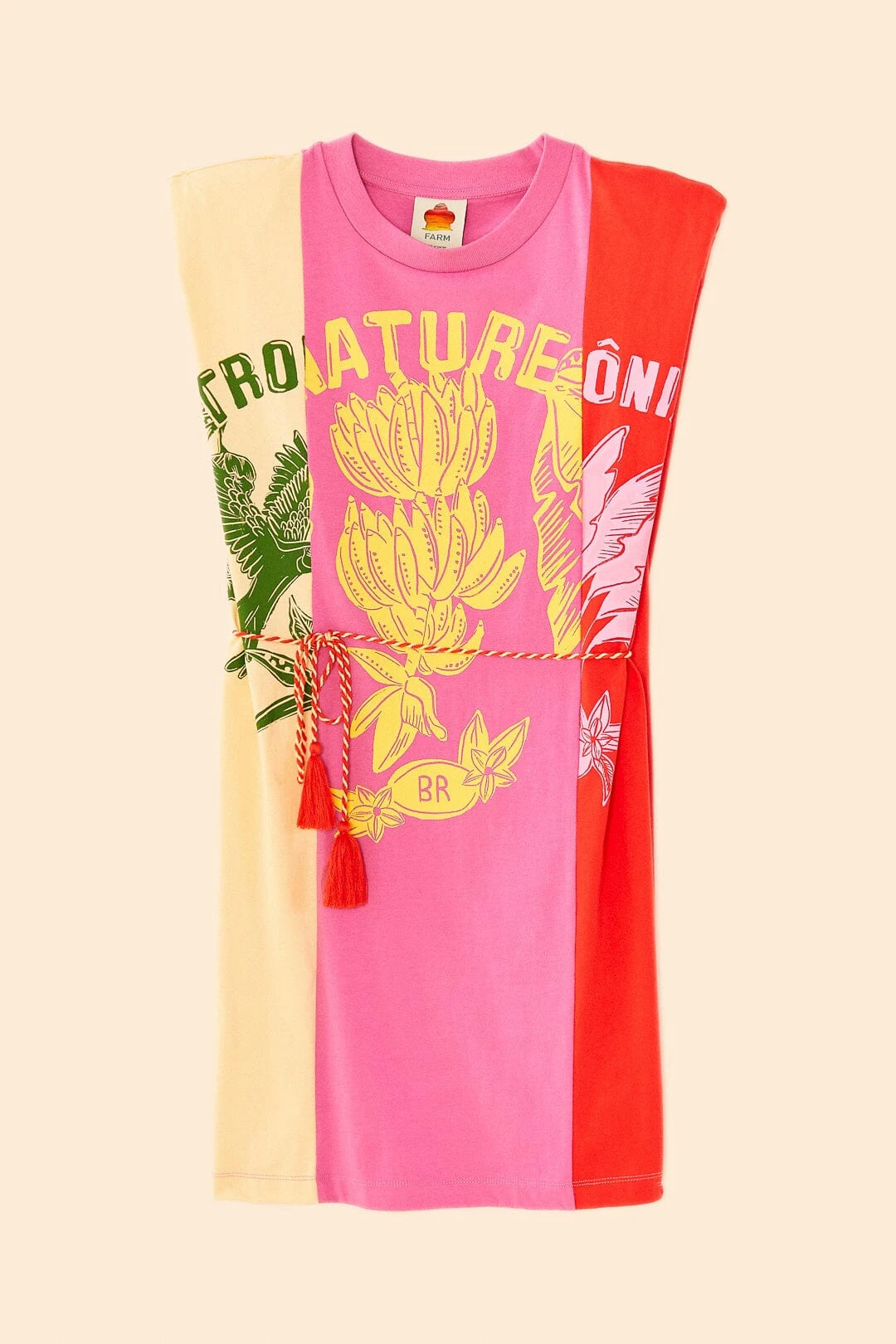 Farm Rio Mixed Prints Organic Cotton Mini Dress 8 Farm Rio Mixed Prints Organic Cotton Mini Dress - Image 6