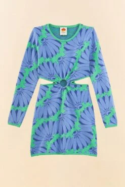 Farm Rio Green Copacabana Mini Knit Dress -Farm Rio 306745 06