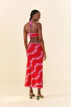 Farm Rio Pink Copacabana Knit Dress -Farm Rio 306746 04