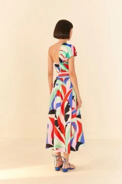 Farm Rio Colorful Monstera Midi Skirt 11 Farm Rio Colorful Monstera Midi Skirt -Farm Rio 306895 04