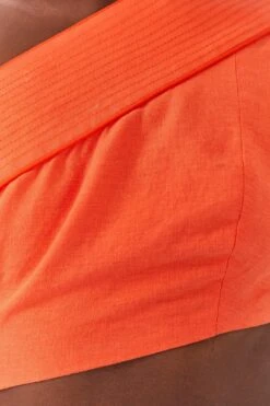 Farm Rio Orange One Shoulder Mini Dress 10 Farm Rio Orange One Shoulder Mini Dress -Farm Rio 306896 04