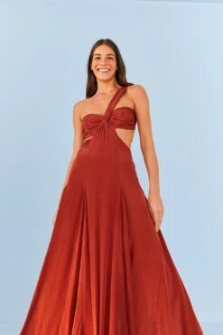 Farm Rio 16 Farm Rio Brown Maxi Dress