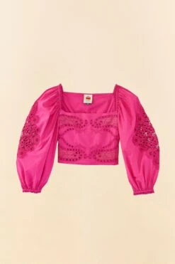 Farm Rio Pink Lace Blouse -Farm Rio 306900 06