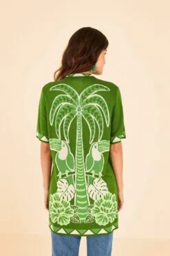 Farm Rio Green Summer Sunrise Lenzing™ Ecovero™ Viscose Knit Shirt 11 Farm Rio Green Summer Sunrise Lenzing™ Ecovero™ Viscose Knit Shirt -Farm Rio 306911 04