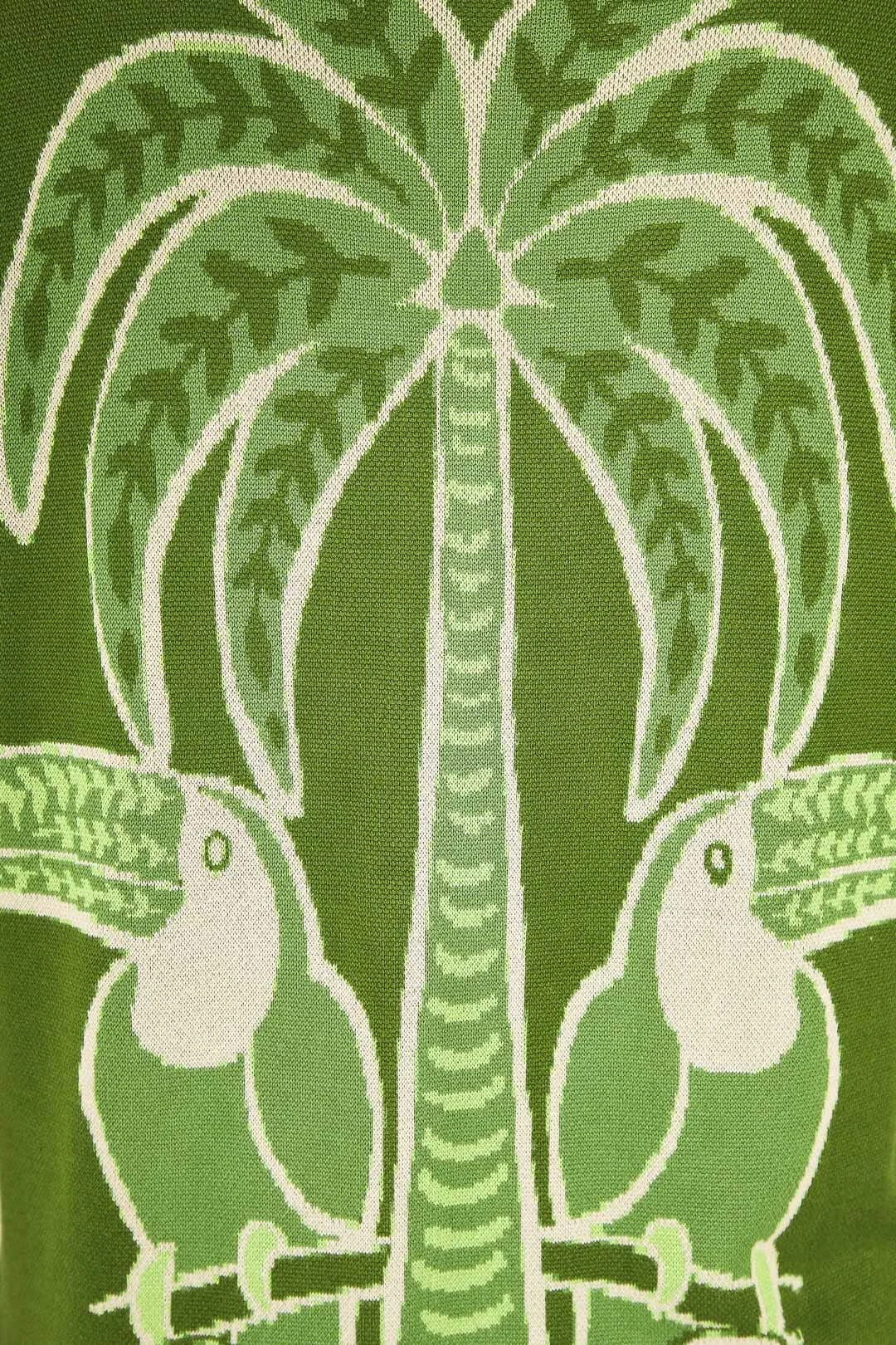 Farm Rio Green Summer Sunrise Lenzing™ Ecovero™ Viscose Knit Shirt 7 Farm Rio Green Summer Sunrise Lenzing™ Ecovero™ Viscose Knit Shirt - Image 5