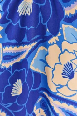 Farm Rio Blue Tropical Groove Lenzing™ Ecovero™ Viscose Midi Dress 12 Farm Rio Blue Tropical Groove Lenzing™ Ecovero™ Viscose Midi Dress -Farm Rio 306997 05